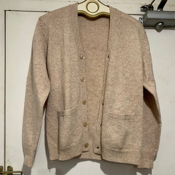 VINTAGE KEUNG KNITTED WOOL SWEATER CARDIGANS VINTAGE SIZE L - Picture 4 of 13